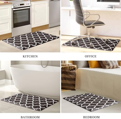 WISELIFE Anti Fatigue Floor Mat, Thick, 22" x 36", 4/5 Inch, Chocolate - Image 6
