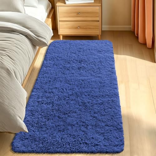 Smiry Area Rugs for Living Room Bedroom 2x6 ft, Fluffy Washable Carpet by Smiry