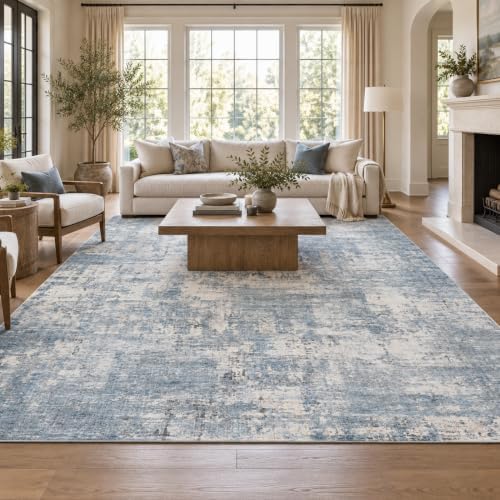 9x12 Area Rugs Washable Modern Abstract Living Room Bedroom Rug by Unknown