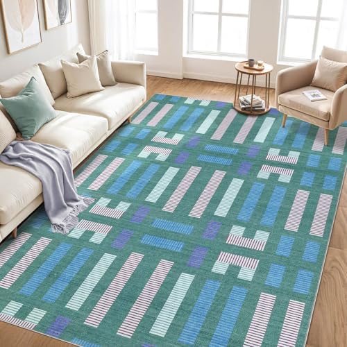 cotiled Boho 5x7 Area Rugs for Living Room: Soft Moroccan Washable Rug - Image 7