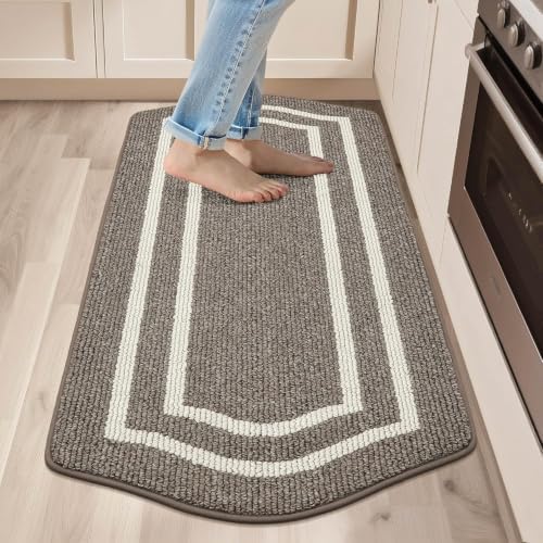 COSY HOMEER Long Kitchen Floor Mats and Rugs Non Slip Washable,24"x48" by COSYHOMEER