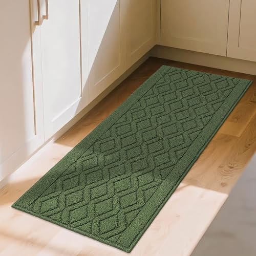 COSY HOMEER Kitchen Rugs and Mats 20"x48" Non Slip Kitchen Mats for Floor by COSYHOMEER