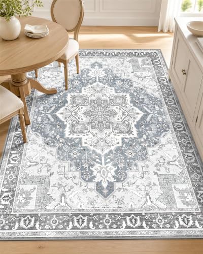 OLANLY 3x4 Washable Accent Rug, Soft Non Slip Carpet for Entryway Bedside by OLANLY