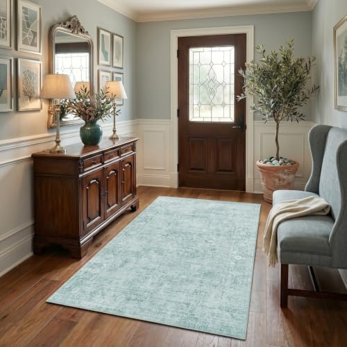Homemate Washable Rug 4x6 Area Rugs - Vintage Rugs for Living Room - Image 3