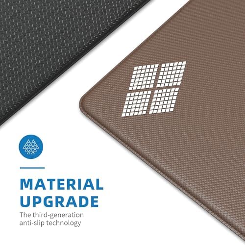Kitchen Mats for Floor, [2PCS] Anti-Fatigue Kitchen Rugs, Black - Image 5