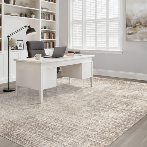 LOONGRUG 12x15 Area Rug Large Neutral Modern Rug for Living Room Brown - Image 7