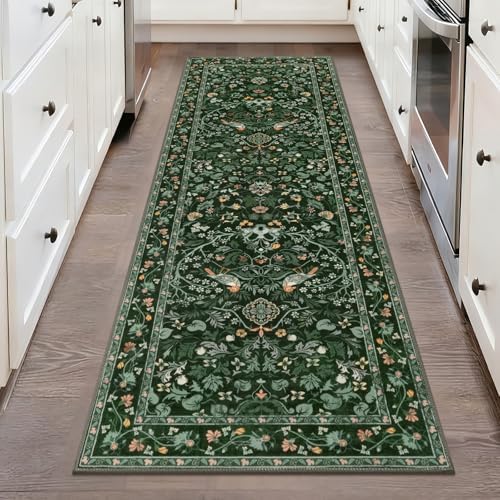 HEBE Hallway Runner Rug 2'x6', Washable Non Slip Kitchen Rug Runner by HEBE