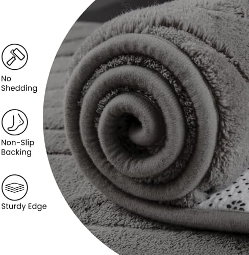 Sour Lemon 8x10 Area Rugs for Living Room Bedroom, Large Carpet Grey Rug - Image 4
