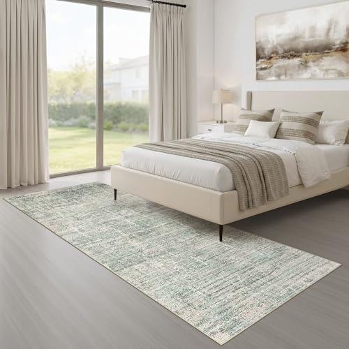 LOONGRUG Runner Rug 2x6 Machine Washable Non-Slip Kitchen Rug Sage Green - Image 6