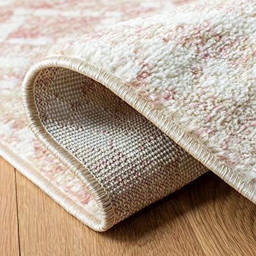 SAFAVIEH Adirondack Collection Accent Rug - 4' x 6', Rose & Gold, Modern Diamond Distressed Design, Non-Shedding & Easy Care, Ideal for High Traffic Areas in Entryway, Living Room, Bedroom (ADR131Q) - Image 6