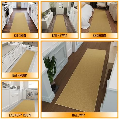 Ottomanson 3x10 Hallway Runner Rug – Non-Slip Kitchen Rugs - Image 3