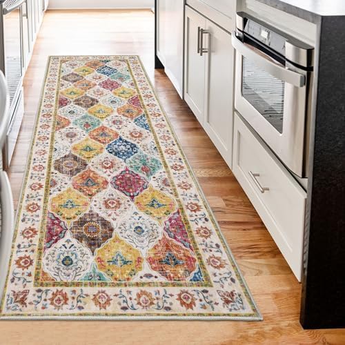 HEBE Hallway Runner Rug 2'x6', Washable Non Slip Kitchen Rug Runner - Image 6