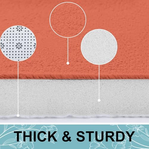 Smiry Memory Foam Bath Mat 24x16, Extra Soft and Absorbent Bathroom Rugs - Image 3