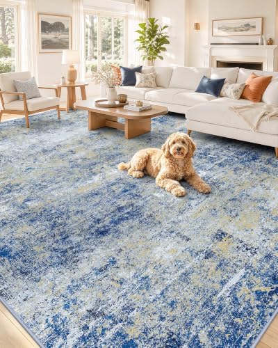 OLANLY 6x9 Washable Area Rug, Soft Non Slip Carpet for Bedroom Living Room by OLANLY