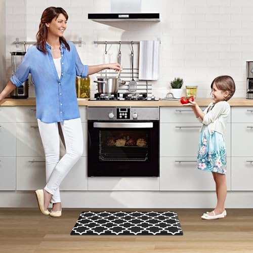 WISELIFE Anti Fatigue Mats for Kitchen Floor, 20" x 32", 4/5 Inch, Black - Image 6