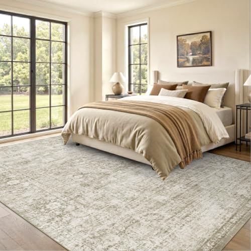 Homemate Washable Rug 9x12 Area Rugs - Vintage Rugs for Living Room by Homemate