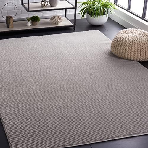 SAFAVIEH Revive Collection Area Rug - 6'7" x 9', Grey, Solid Design, Non-Shedding & Easy Care, Ideal for High Traffic Areas in Living Room, Bedroom, Dining (REV102F-6) - Image 2