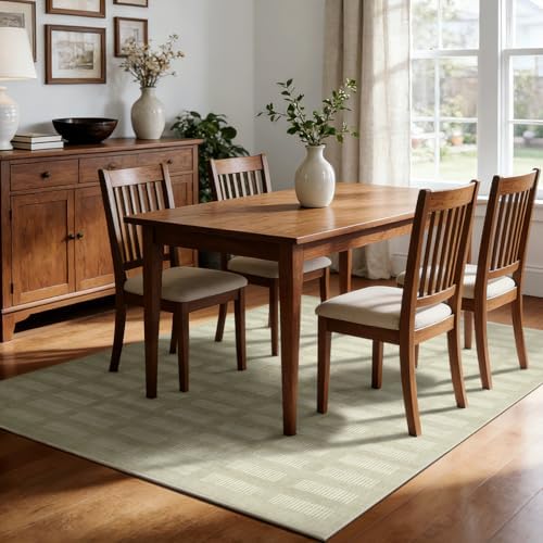 Washable Area Rugs 5'x7', Ultra Soft Carpet for Kids Room,Non-Slip/Low Pile,Stain Resistant, Indoor Carpet for Bedroom Nursery Kids Playroom Office Dining Room Home House Décor - Image 2