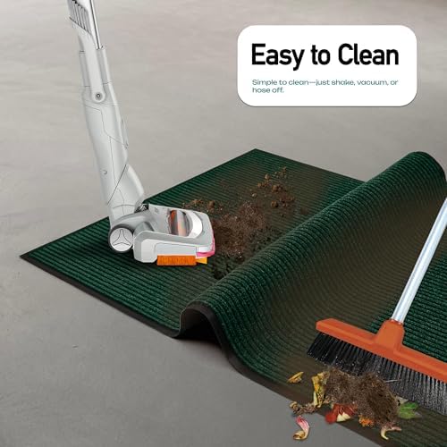 MaxMat® Extra Large Commercial Door Mat, Rubber Border Heavy Duty Door Mat, Waterproof, Low-Profile, Easy to Clean, Rubber Entry Mat. (Green, 3 x 6 feet) - Image 6