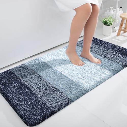 OLANLY Bathroom Runner Rug 45x27, Extra Soft Absorbent Microfiber Bath Rugs by OLANLY