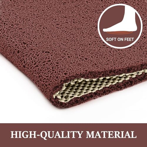 LuxStep Shower Mat Bathtub Mat Non-Slip Bath Mat with Drain, Quick Drying - Image 4