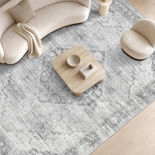Garvee Grey Boho Washable 2x6 Runner Rug for Kitchen Hallways Entryway - Image 5
