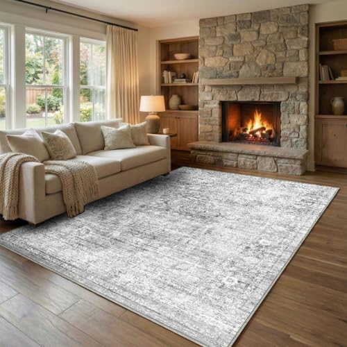 Homemate Washable Rug 5x7 Area Rugs - Vintage Rugs for Living Room by Homemate
