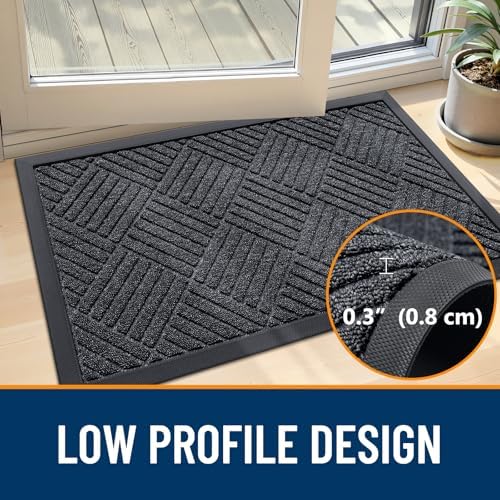 OLANLY Front Door Mat Outside Entrance 47x23, Waterproof Heavy-Duty Doormat - Image 5