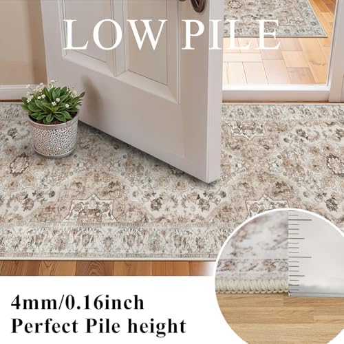 Washable Hallway Runner Rug 3x6: Non Slip Runner Rugs with Rubber Backing - Image 5