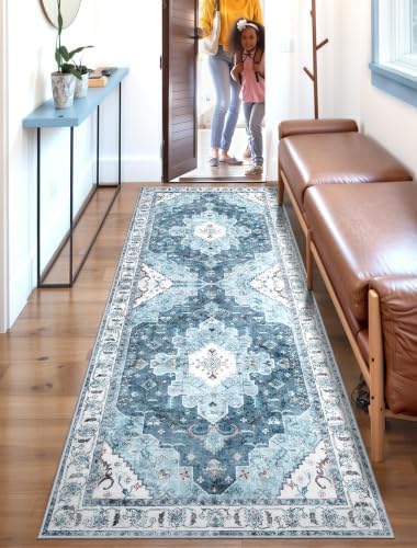 SERISSA 2x6 Washable Non Slip Boho Runner Rug for Hallway - Image 5