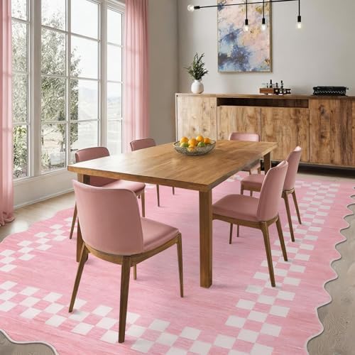 GarveeHome Small Bedroom Area Rug 3x5 Checkered Area Rug for Living Room - Image 2