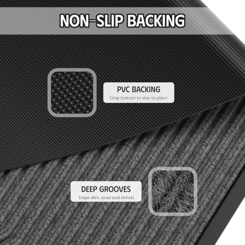 Front Door Mat, Non-Slip Heavy Duty Indoor Outdoor Doormat, 3'x5' - Image 5