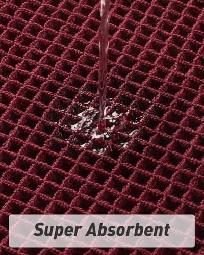 Upgraded Waffle Bath Mat Runner Absorbent Non Slip Bathroom Mat, 2' x 4' - Image 2