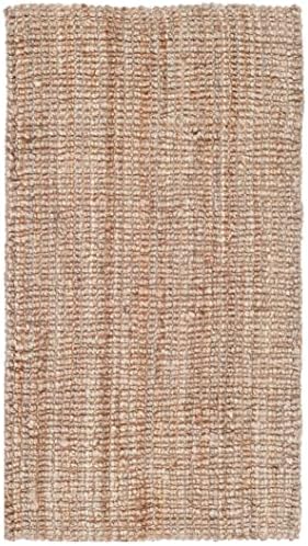 SAFAVIEH Natural Fiber Accent Rug 2'6"x4', Jute Knotted Natural NF447A - Image 2
