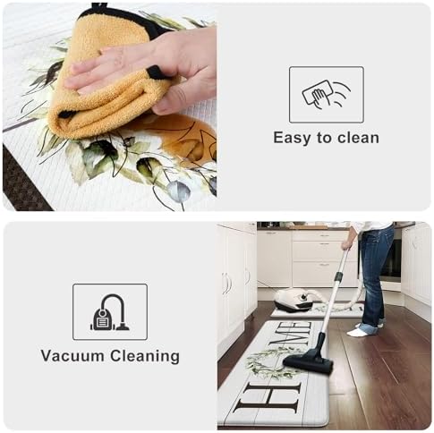 KIMODE Kitchen Mats for Floor Cushioned Anti Fatigue 2PCS Kitchen Rugs - Image 6
