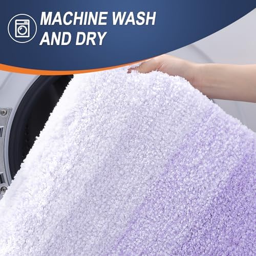 OLANLY Bathroom Runner Rug 54x24, Extra Soft Absorbent Microfiber Bath Rugs - Image 6