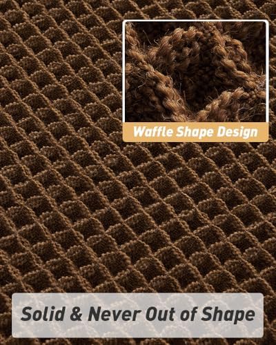 Upgraded Waffle Bath Mat Runner Absorbent Non Slip Bathroom Mat, 2' x 6' - Image 4