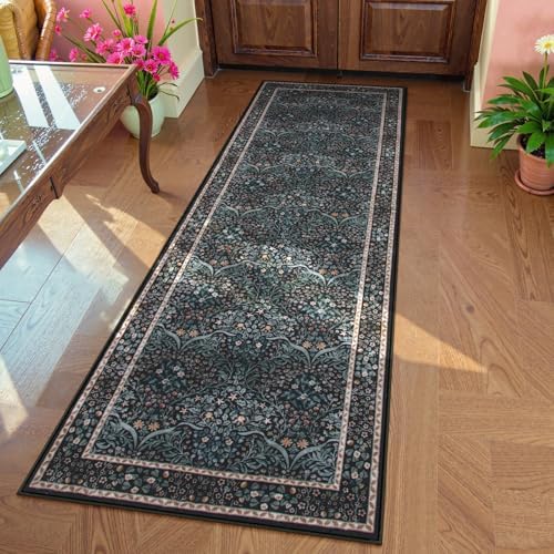 Lahome Black Washable Kitchen Runner Rug Non Slip, 2x6 Runners for Bathroom - Image 3