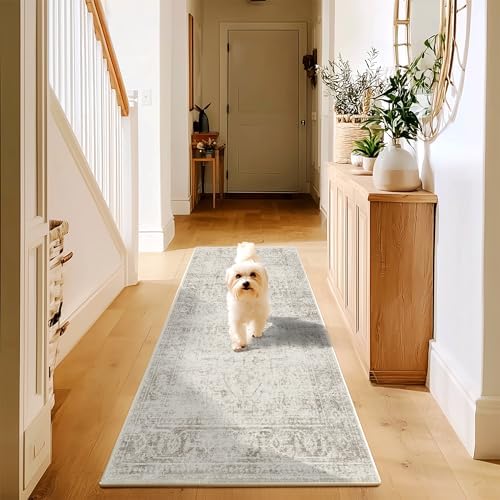 Hallway Runner 2.6x8 Area Rugs Washable Hallway Rug - Image 4