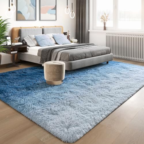 Tepook Fluffy Rugs for Living Room, Area Rug 8x10 Soft Carpet for Bedroom - Image 2