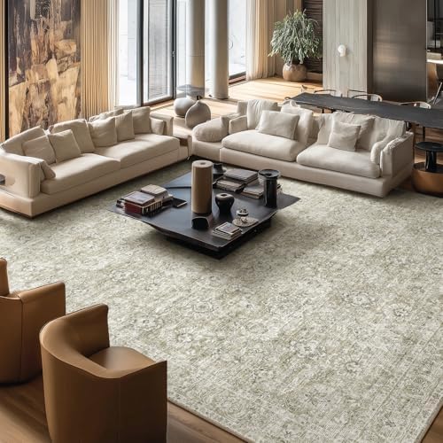 Machine Washable Rugs for Living Room: 10x14 Area Rugs for Bedroom - Image 2