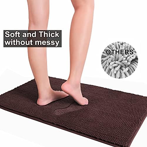 Urvoix Bathroom Rugs Set - 3 Pieces Ultra Soft Non-Slip Bath Mats Set - Image 4