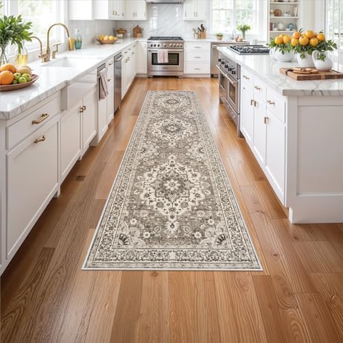 Washable 3x12 Hallway Runner Rug: Vintage Non Slip Soft Rug for Entryway - Image 3