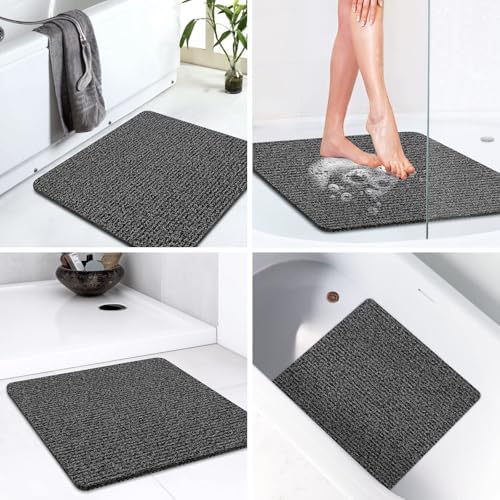 LuxStep Shower Mat Bathtub Mat Non-Slip Bath Mat with Drain, Quick Drying - Image 7