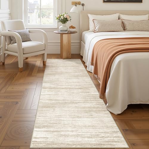 2'6 x 8' Runner Rug Non Slip,Washable Kitchen Rugs,Brown - Image 4