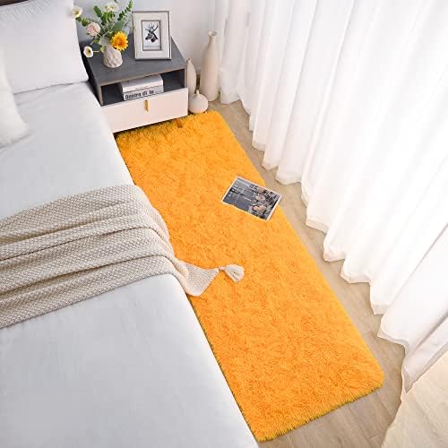 Chicrug Soft Runner Rugs for Bedroom Living Room Plush Fluffy Rug 2x6 - Image 4