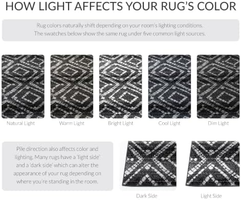 SAFAVIEH Adirondack Area Rug 9'x12', Boho Black & Ivory ADR131A - Image 4