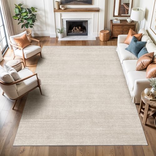 Valenrug Washable Area Rug 3x5, Non Slip Entryway Rug for Bedroom, Beige by Valenrug