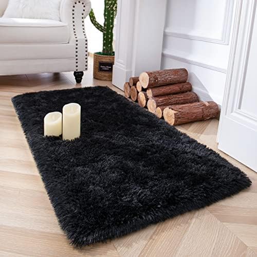 Chicrug Soft Runner Rug for Bedroom Living Room Plush Fluffy Rugs 2x4 by ChicrugHomeDecor