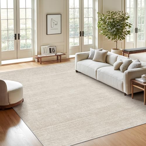 Valenrug Beige 8x10 Area Rugs for Living Room, Large Washable Rug Non Slip - Image 3